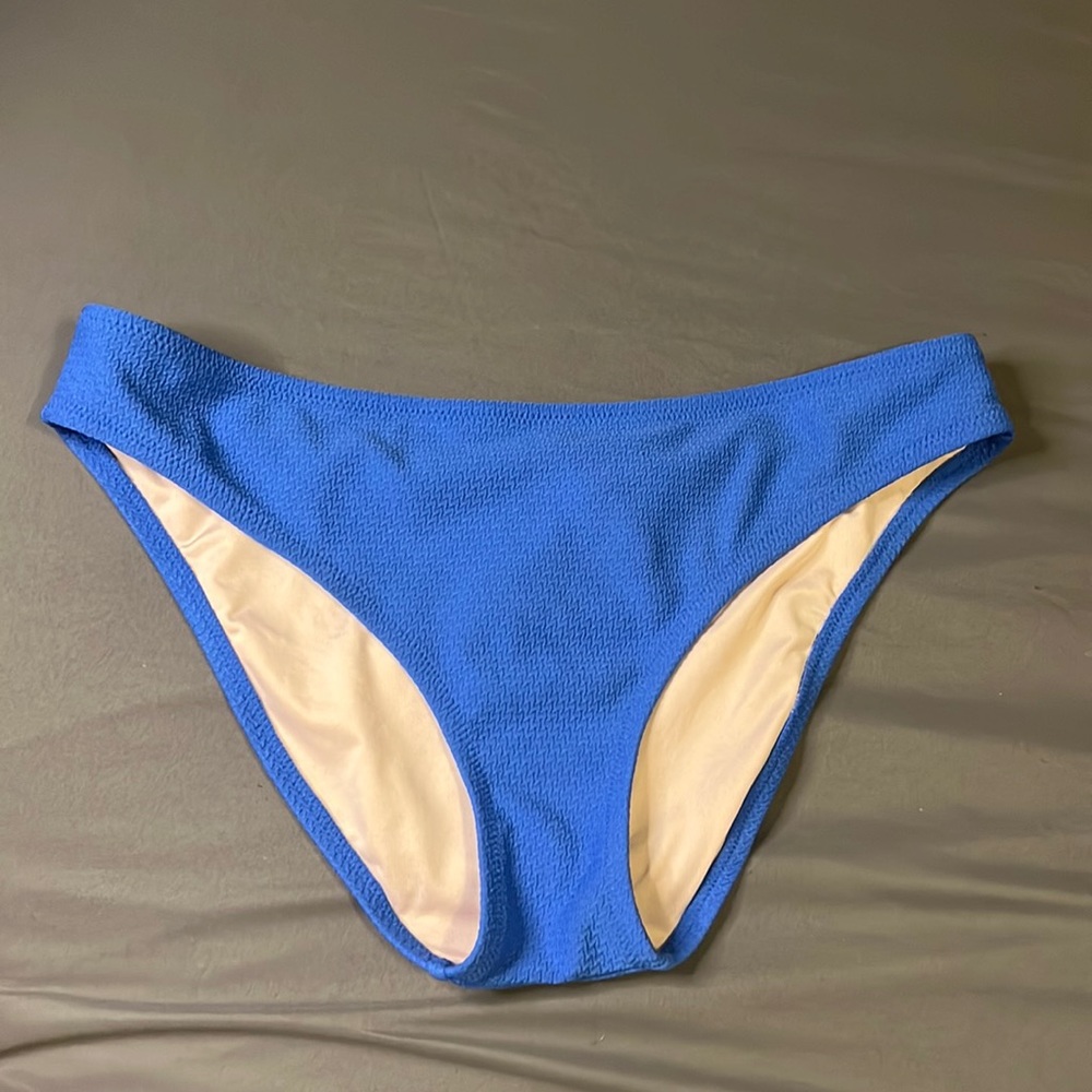 Blue bikini bottoms